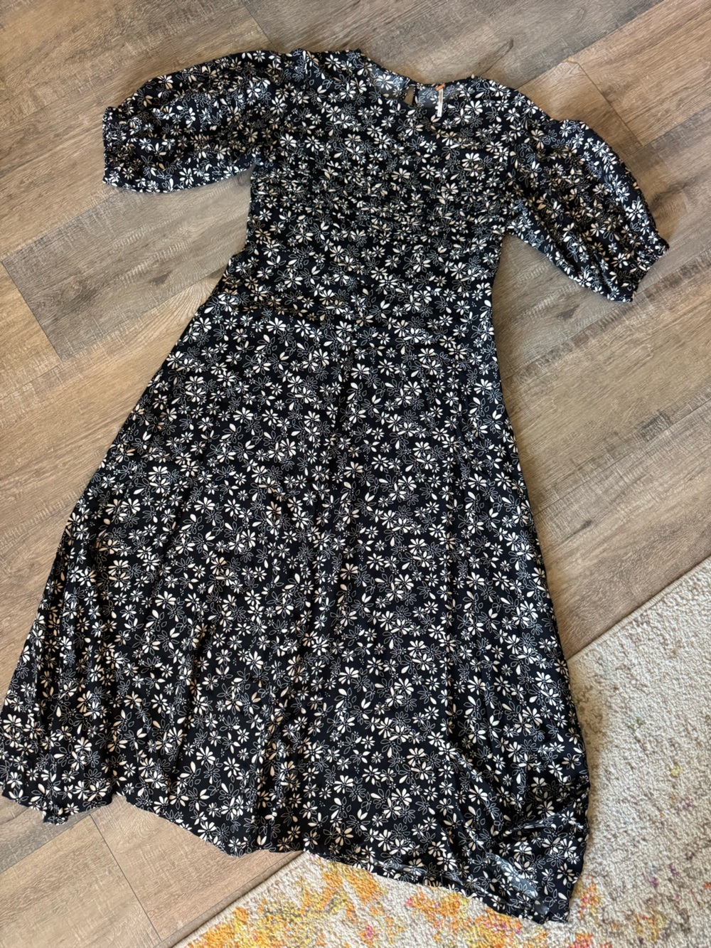 Free People Jessie Ditsy Floral Print Midi Dress size 6